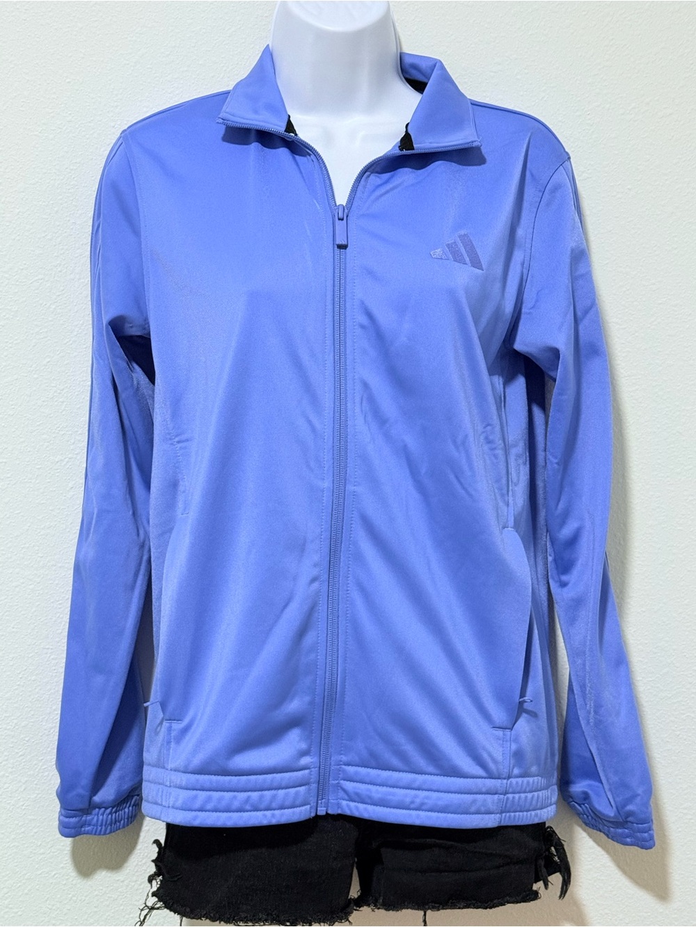 adidas blue track jacket